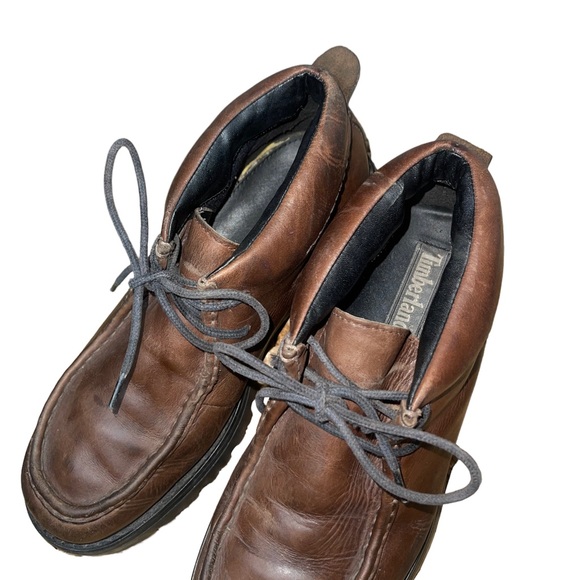 Vintage Timberland Brown Low mens boots - Picture 2 of 8